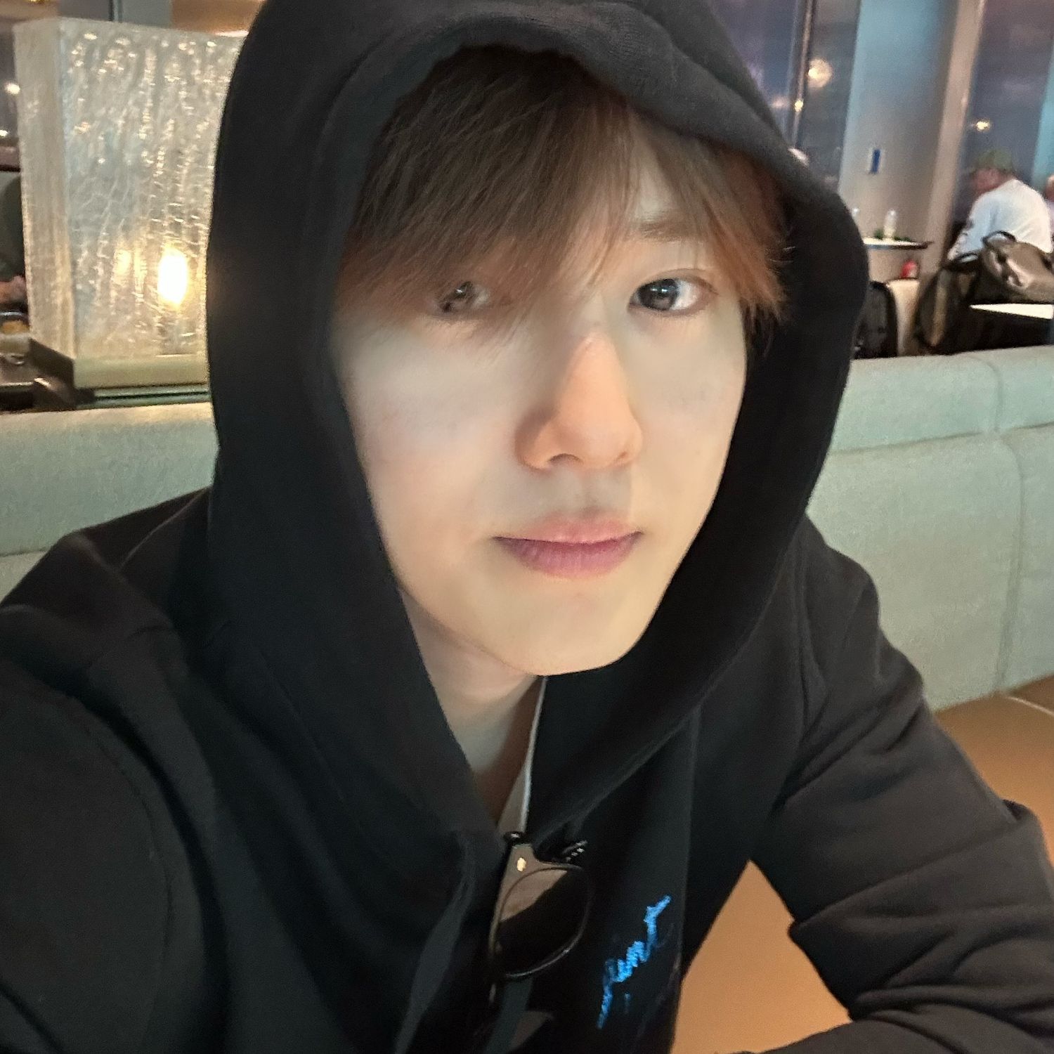 Recent activity shot of Suho (EXO)