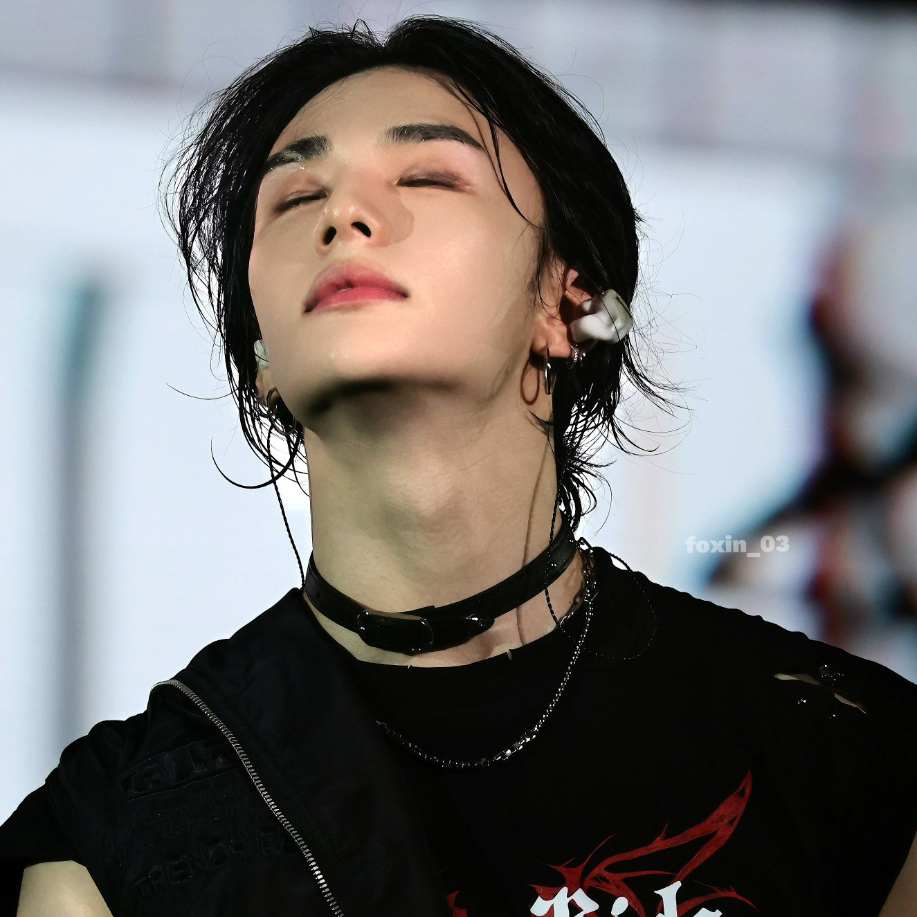 Recent activity shot of Hyunjin (Stray Kids)