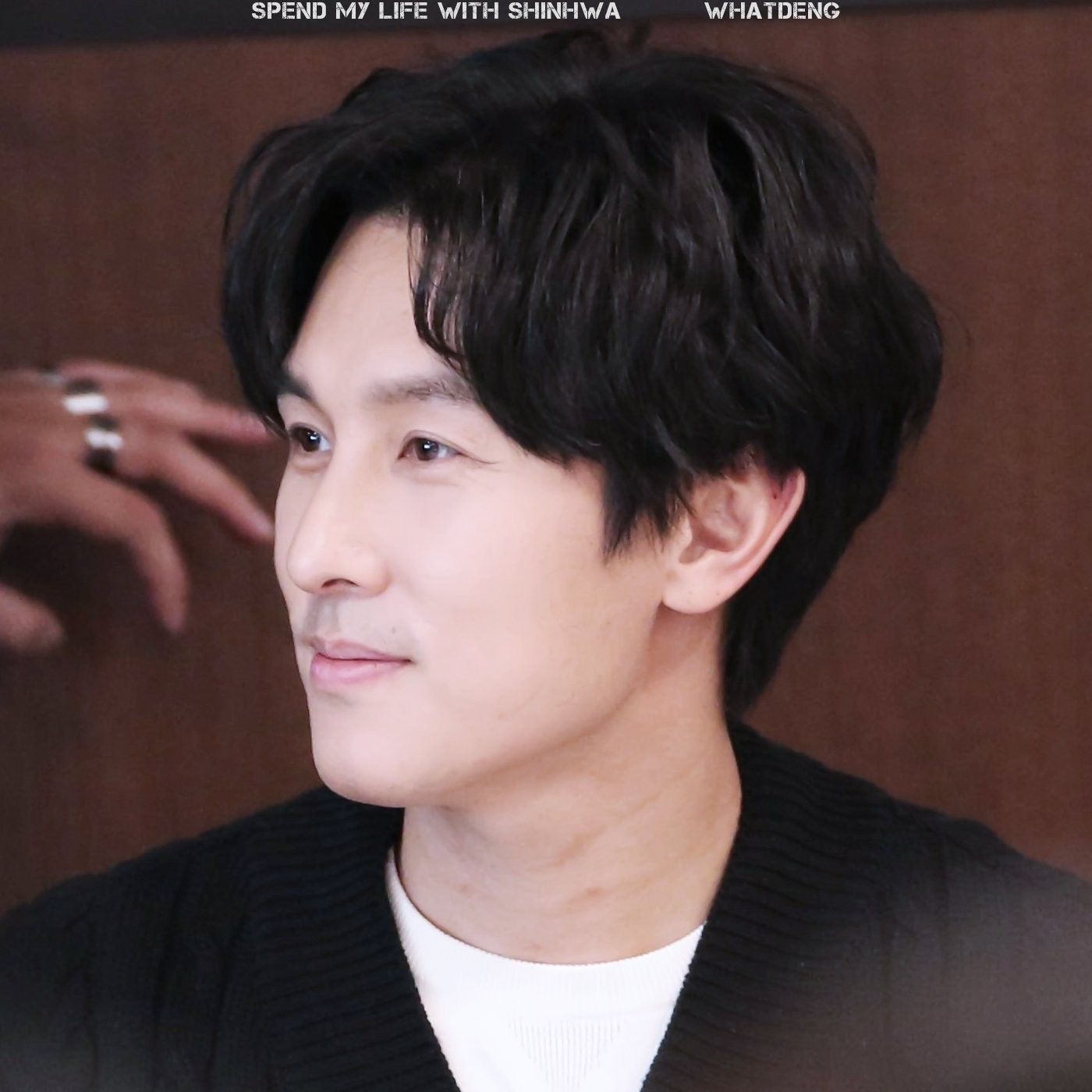 A moment captured by Kim Dongwan (SHINHWA)'s fan