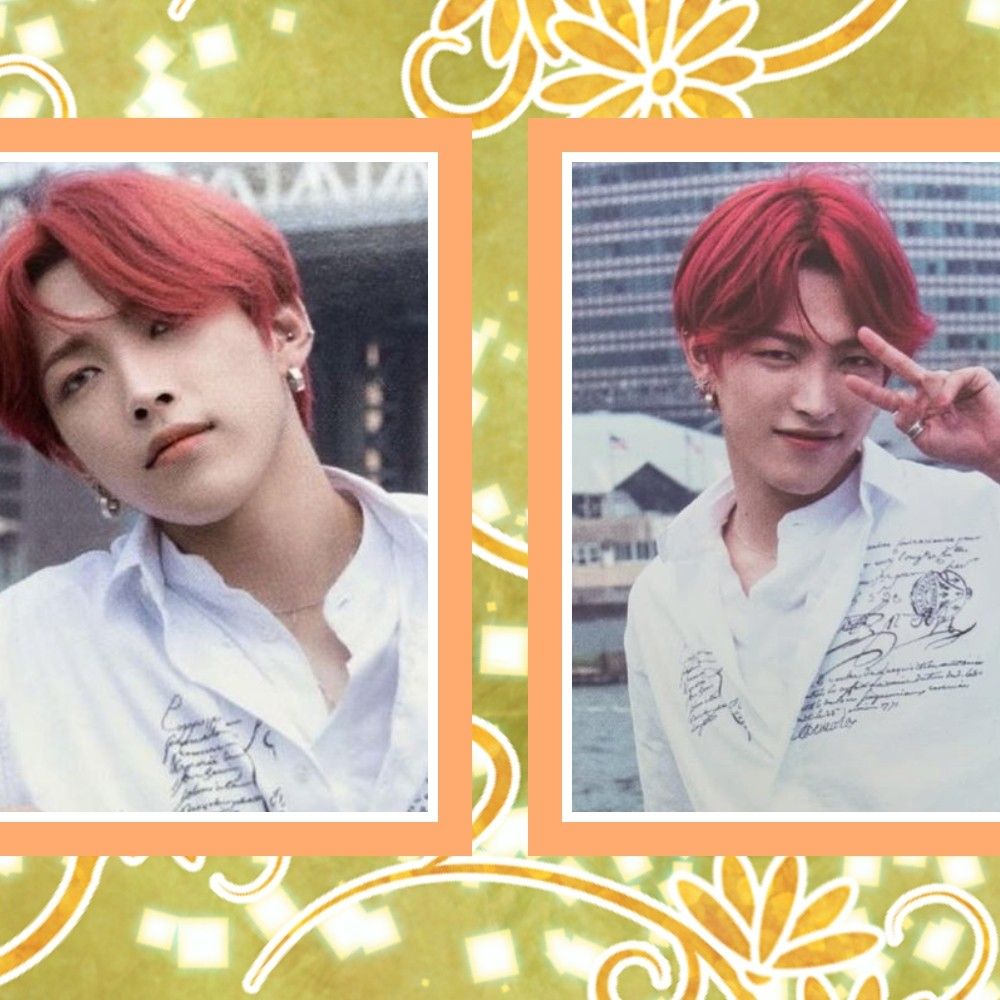 Recent activity shot of Hongjoong (ATEEZ)