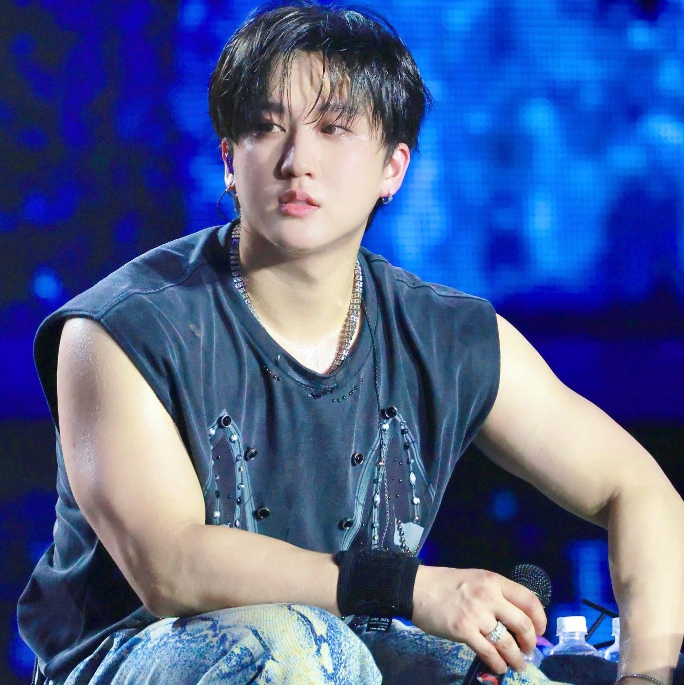Recent activity shot of Changbin (Stray Kids)