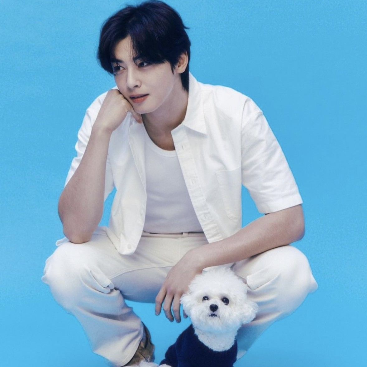 Recent activity shot of Eunwoo (ASTRO)