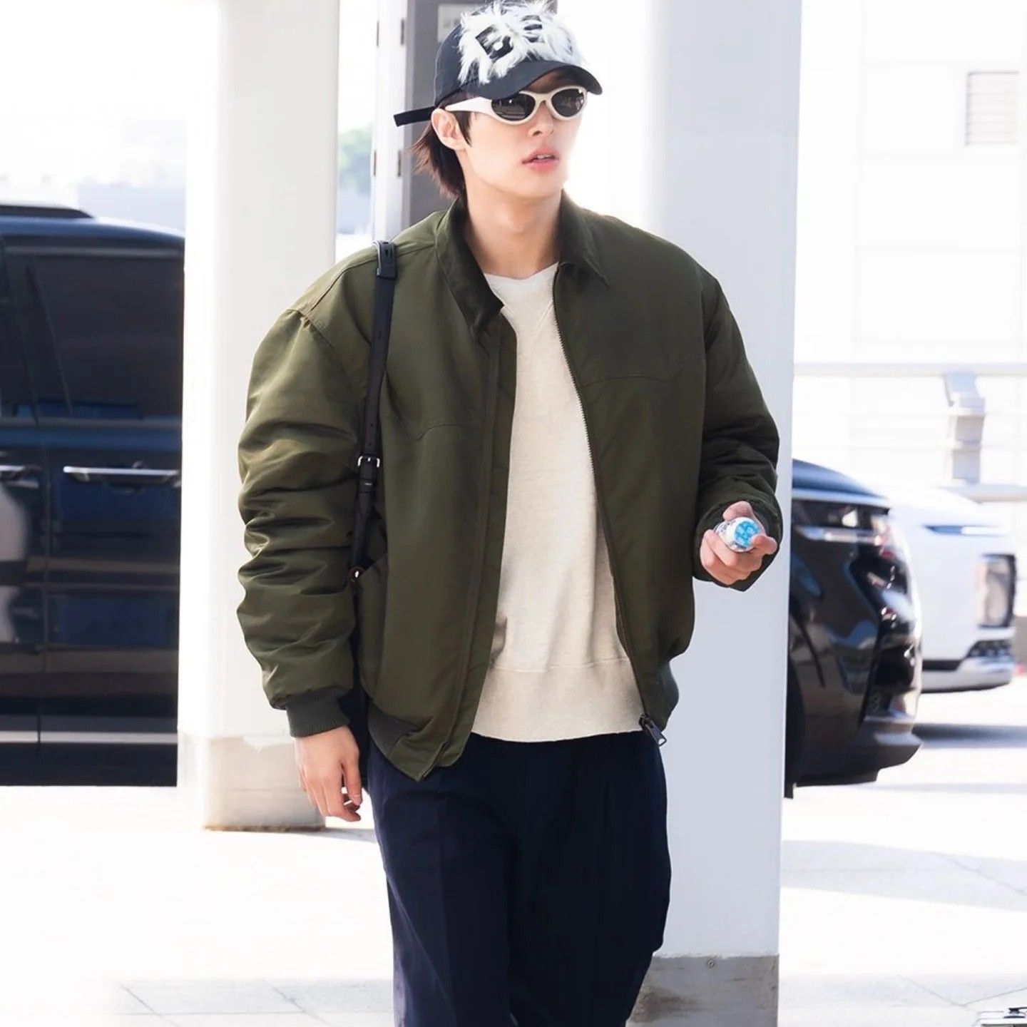Recent activity shot of Mingi (ATEEZ)