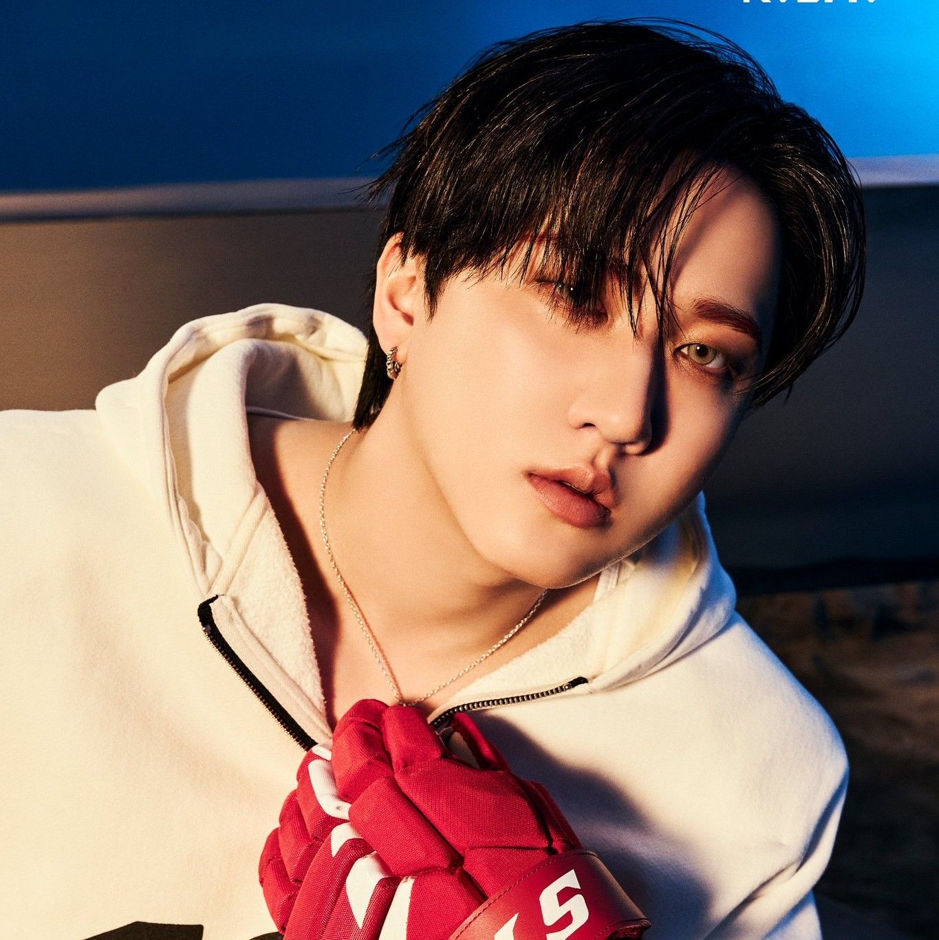 Recent activity shot of Changbin (Stray Kids)
