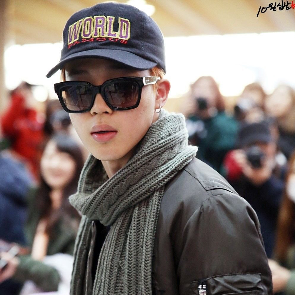 Recent activity shot of Jimin (BTS)