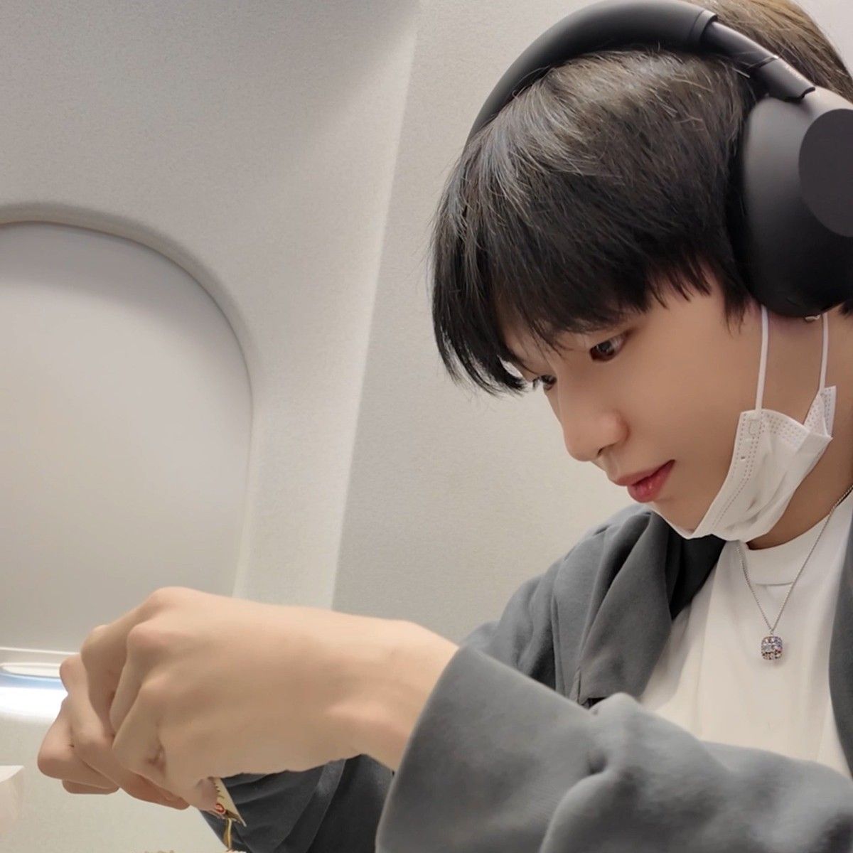 A moment captured by Kang Daniel's fan