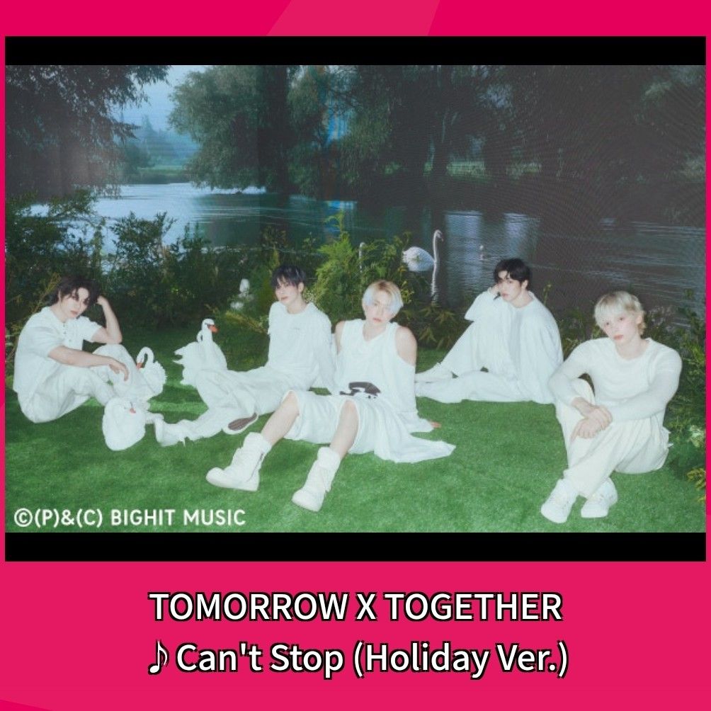 Recent activity shot of TOMORROW X TOGETHER