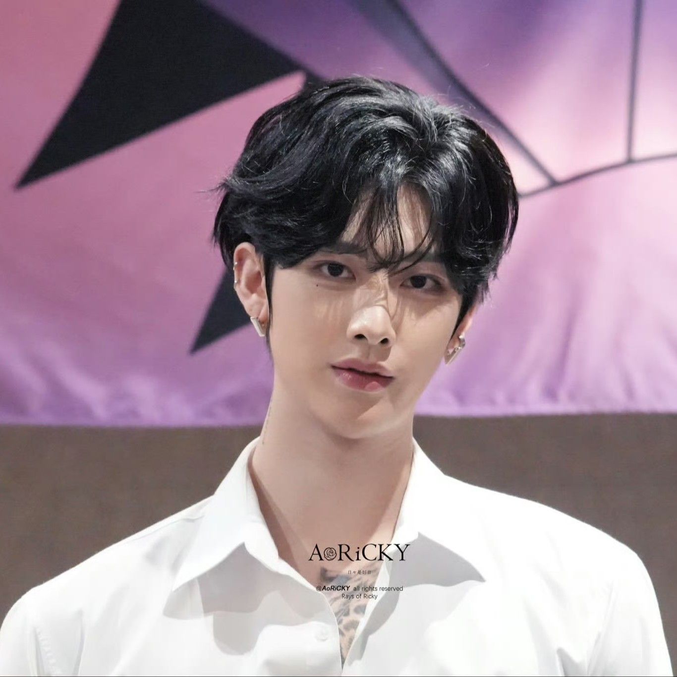 A moment captured by Ricky (ZEROBASEONE)'s fan