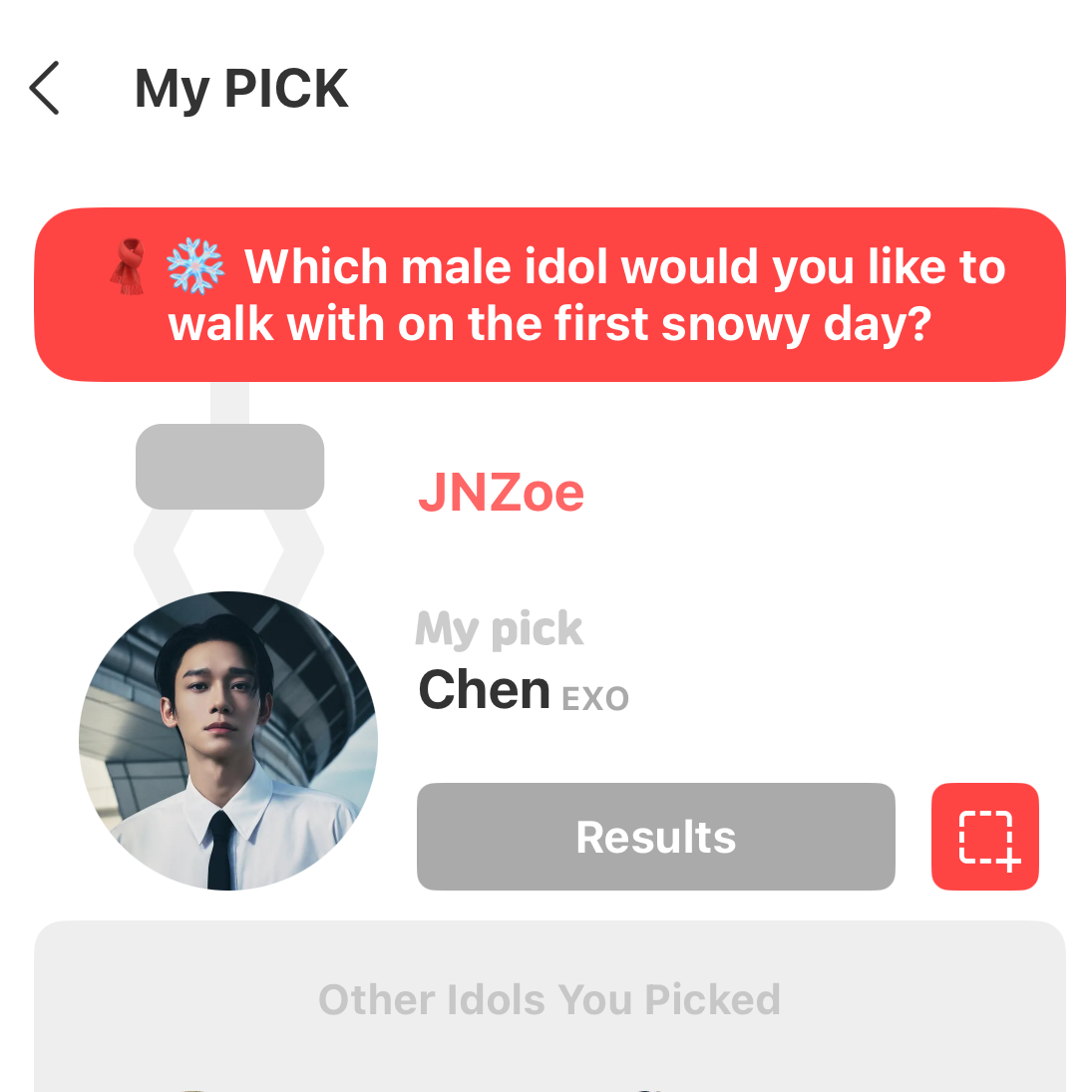 Latest photo of Chen (EXO)