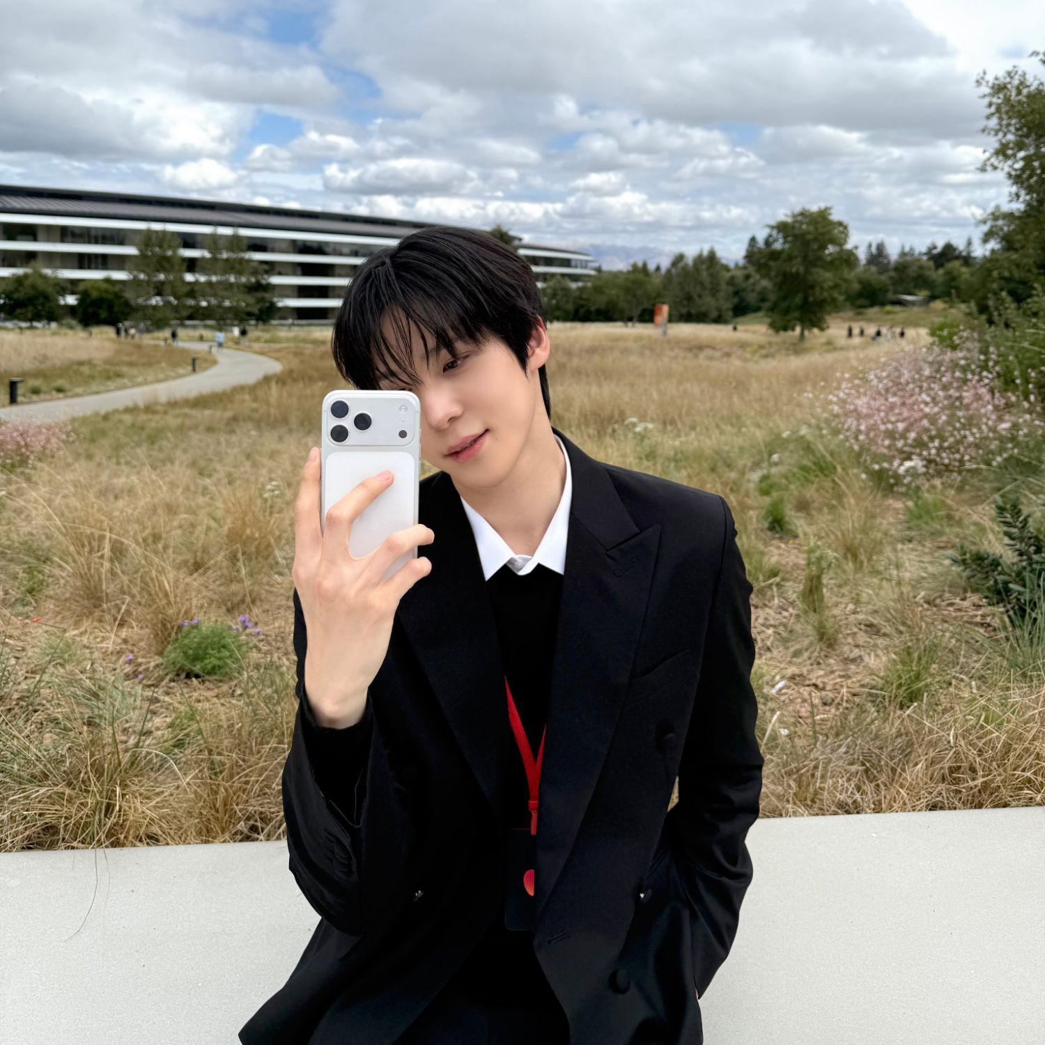 A moment captured by Yunho (ATEEZ)'s fan