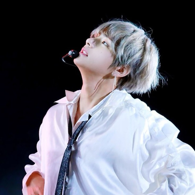 Recent activity shot of V (BTS)