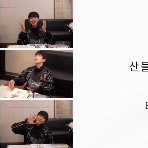 Behind-the-scenes cut of Sandeul (B1A4)