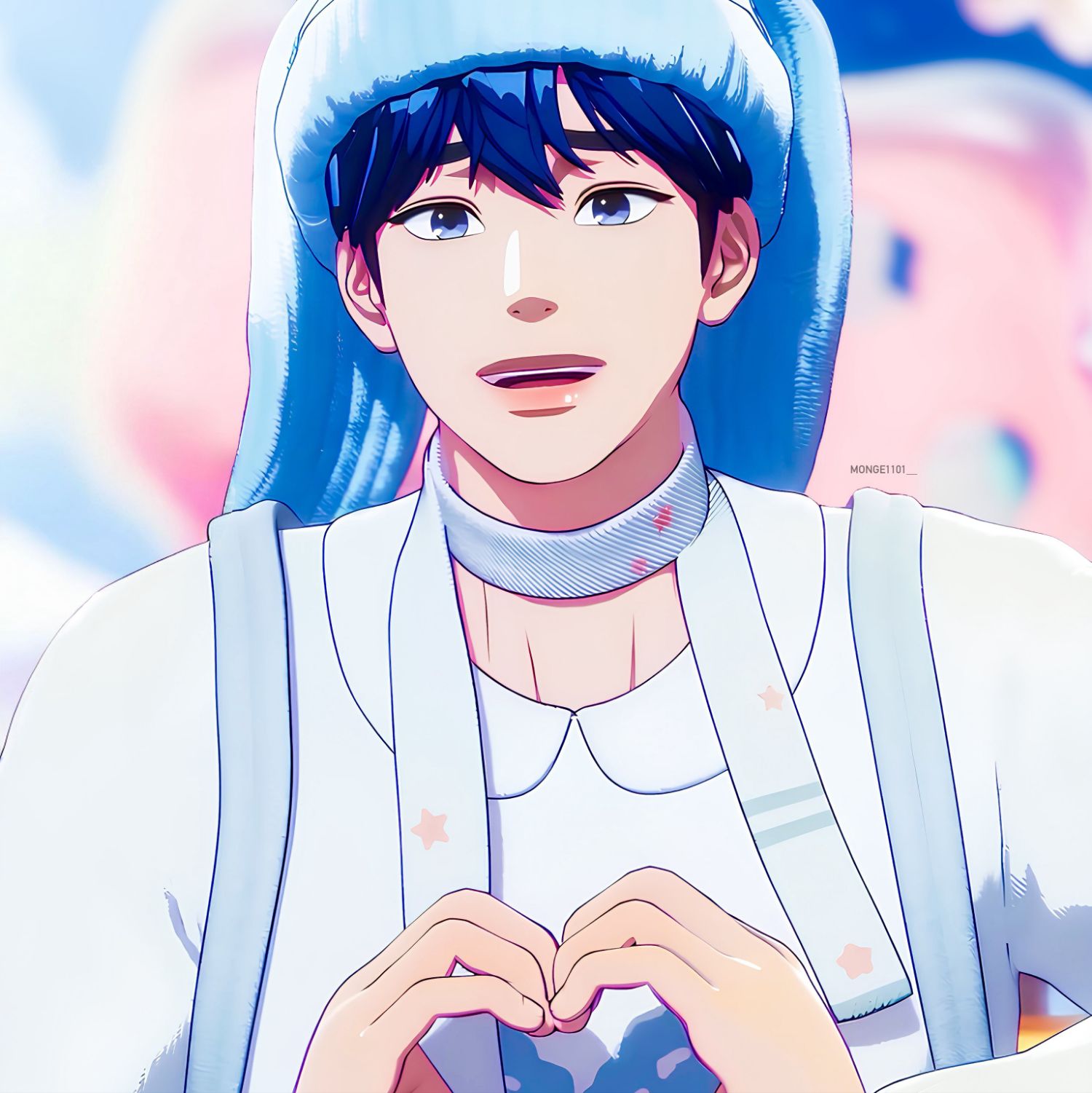 A moment captured by Yejun (PLAVE)'s fan