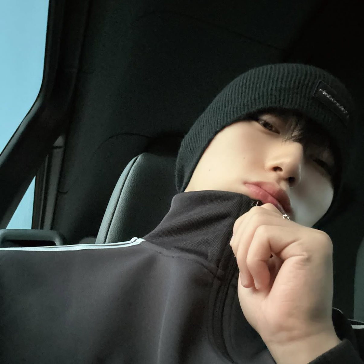 A moment captured by San (ATEEZ)'s fan