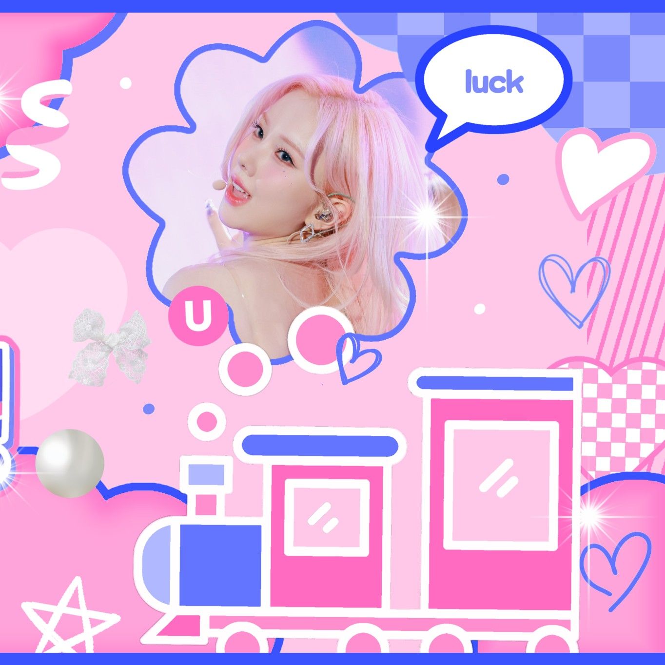 A moment captured by Eunha (GFRIEND, VIVIZ)'s fan