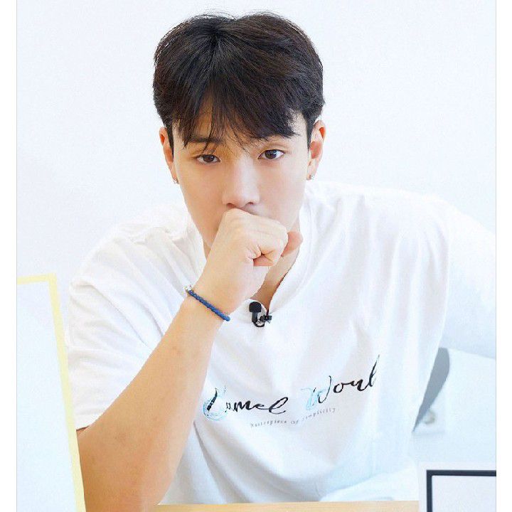 Recent activity shot of Shownu (MONSTA X)