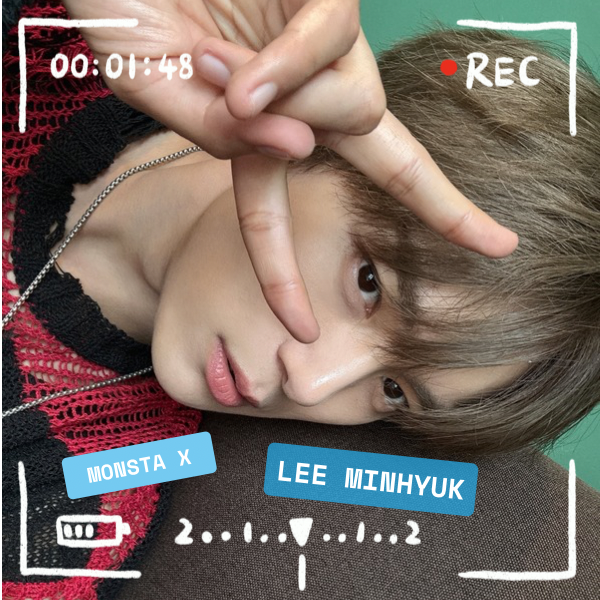 Recent activity shot of Minhyuk (MONSTA X)