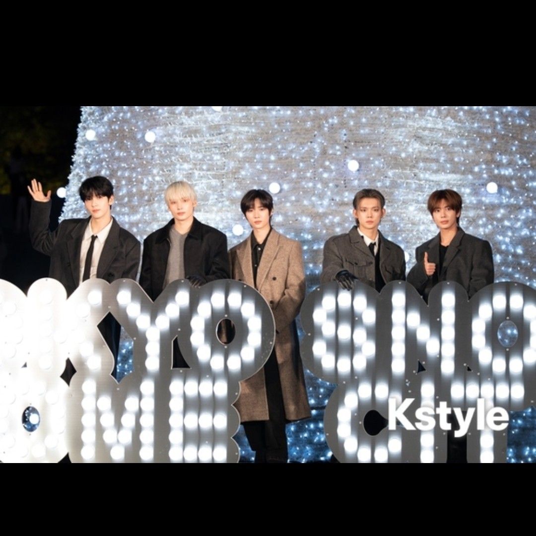 TOMORROW X TOGETHERの舞台裏ショット