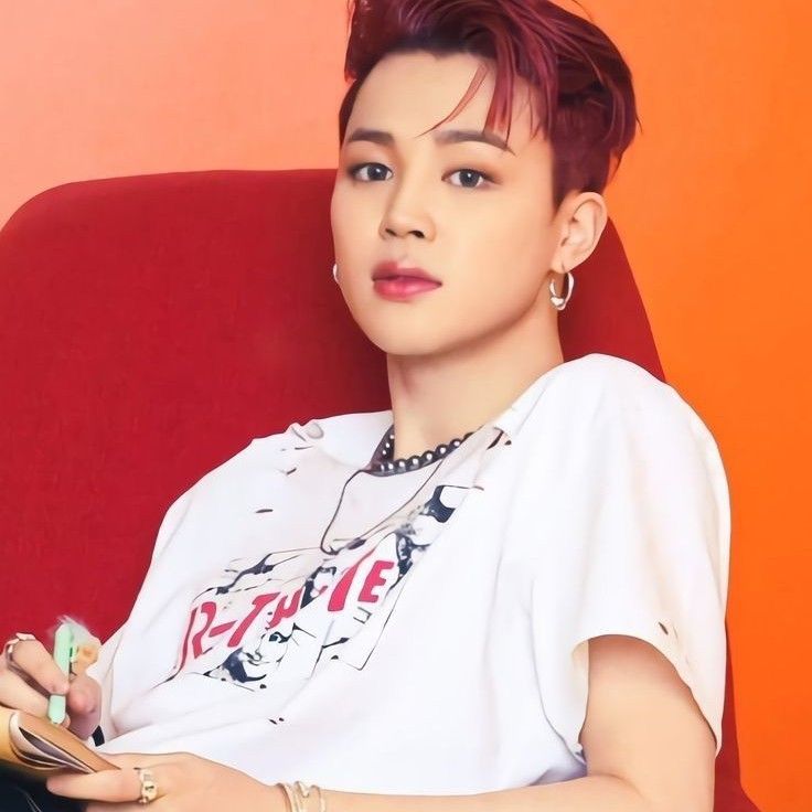 Recent activity shot of Jimin (BTS)