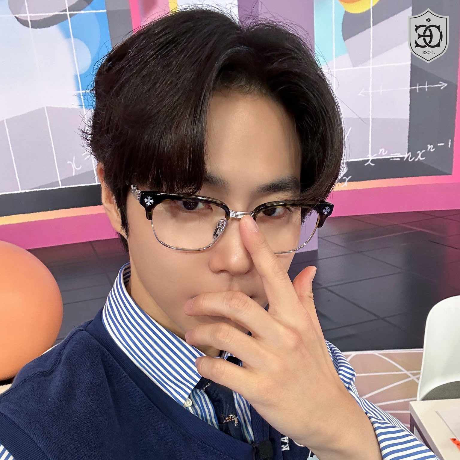 Recent activity shot of Suho (EXO)