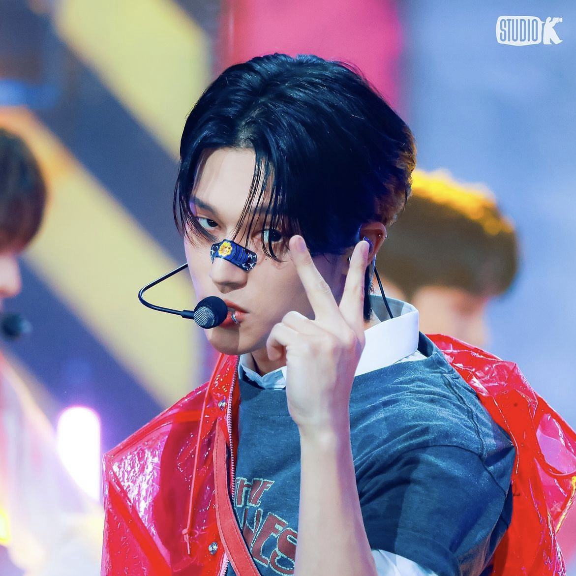 Recent activity shot of Wooyoung (ATEEZ)