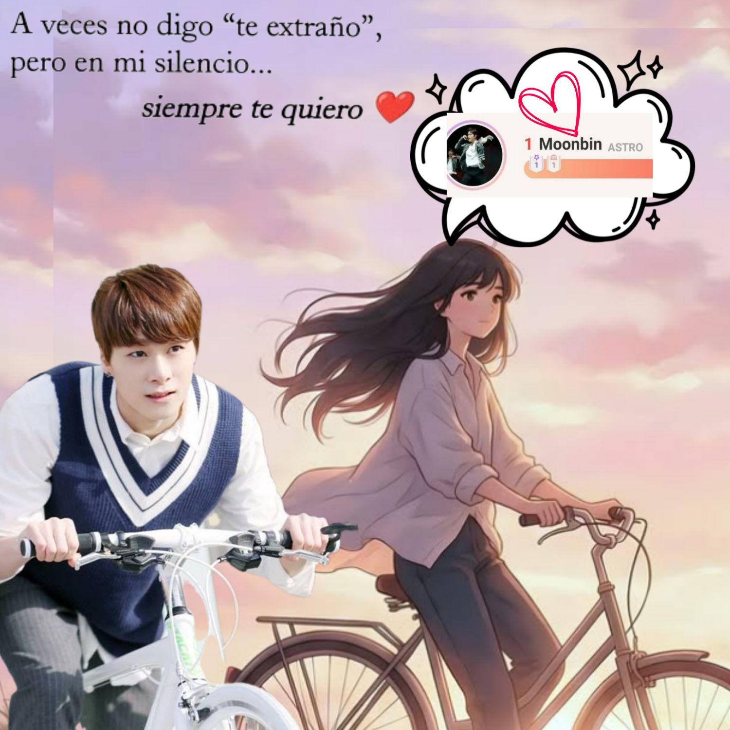 A moment captured by Moonbin (ASTRO)'s fan