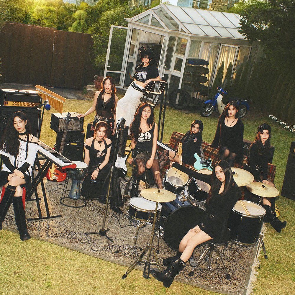 Recent activity shot of TWICE