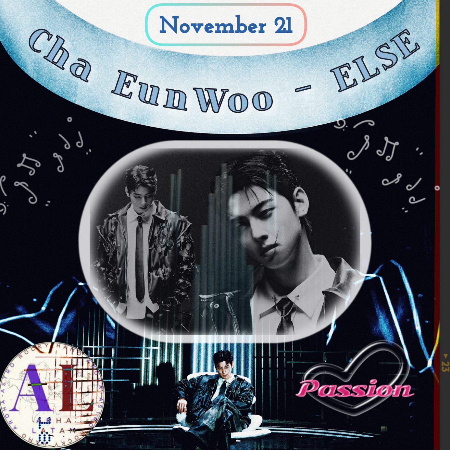 A moment captured by Eunwoo (ASTRO)'s fan