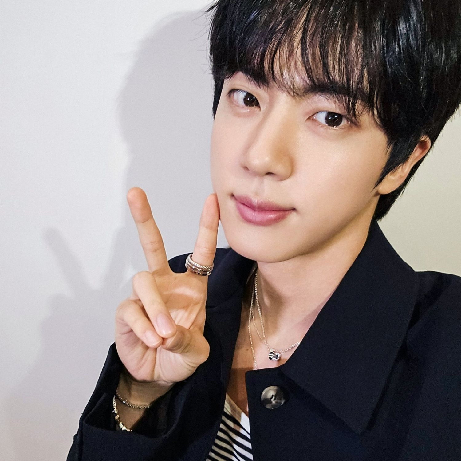 Recent activity shot of Jin (BTS)