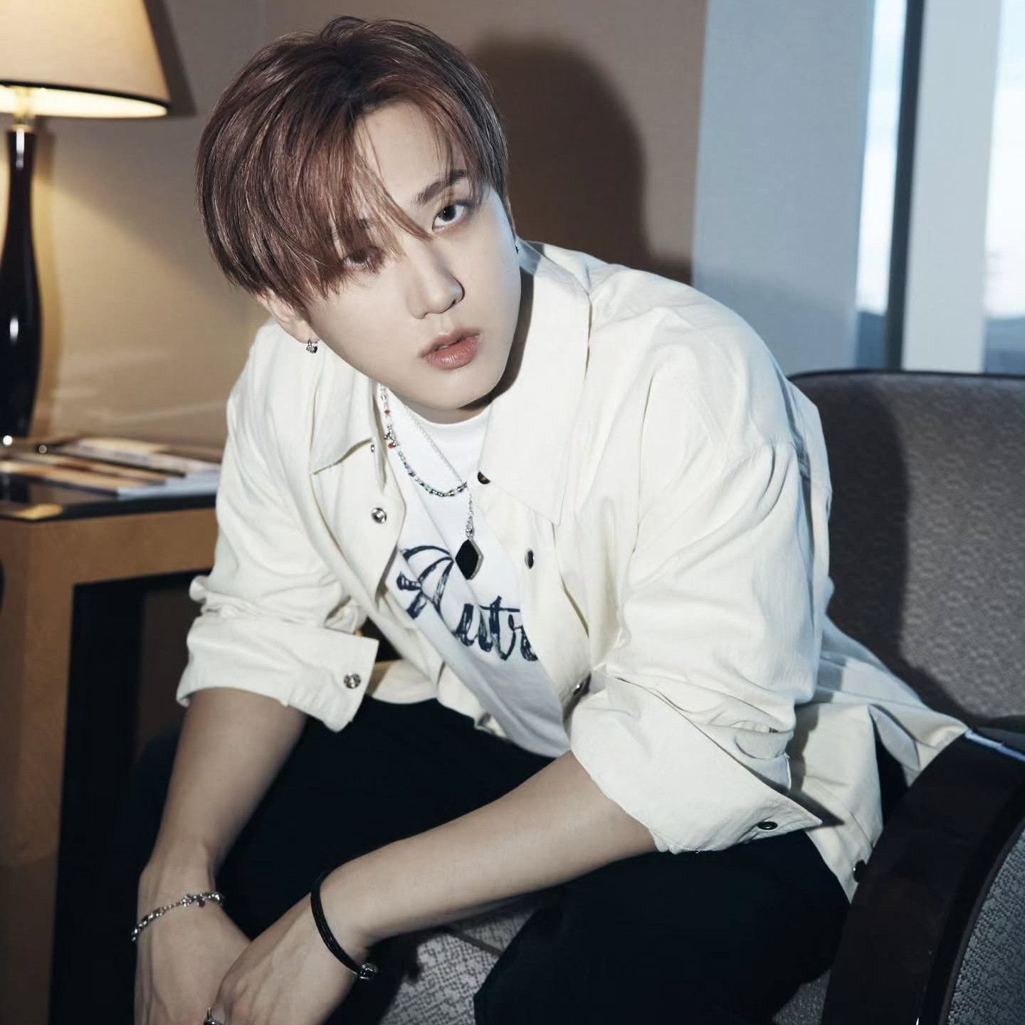 Recent activity shot of Changbin (Stray Kids)