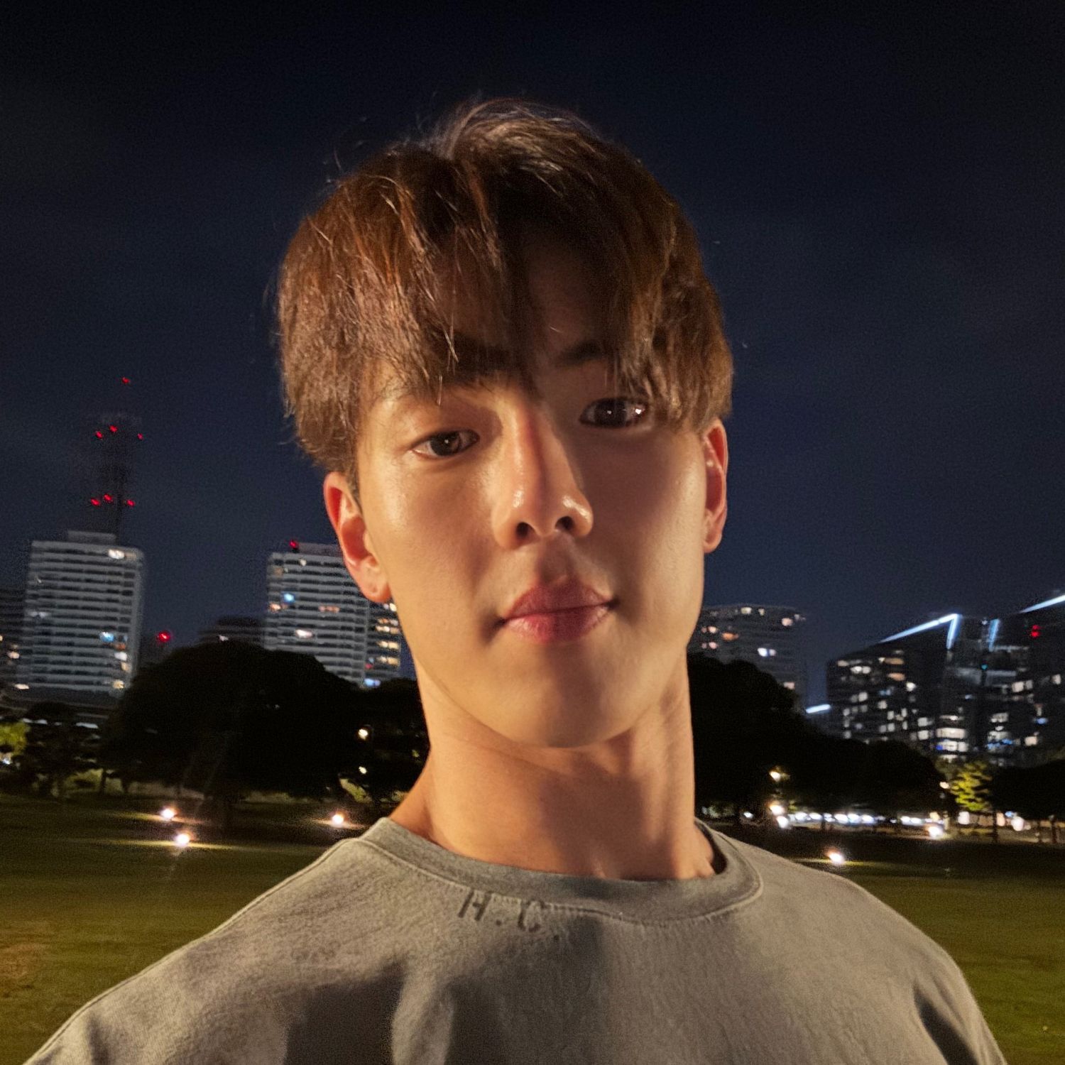 Recent activity shot of Shownu (MONSTA X)