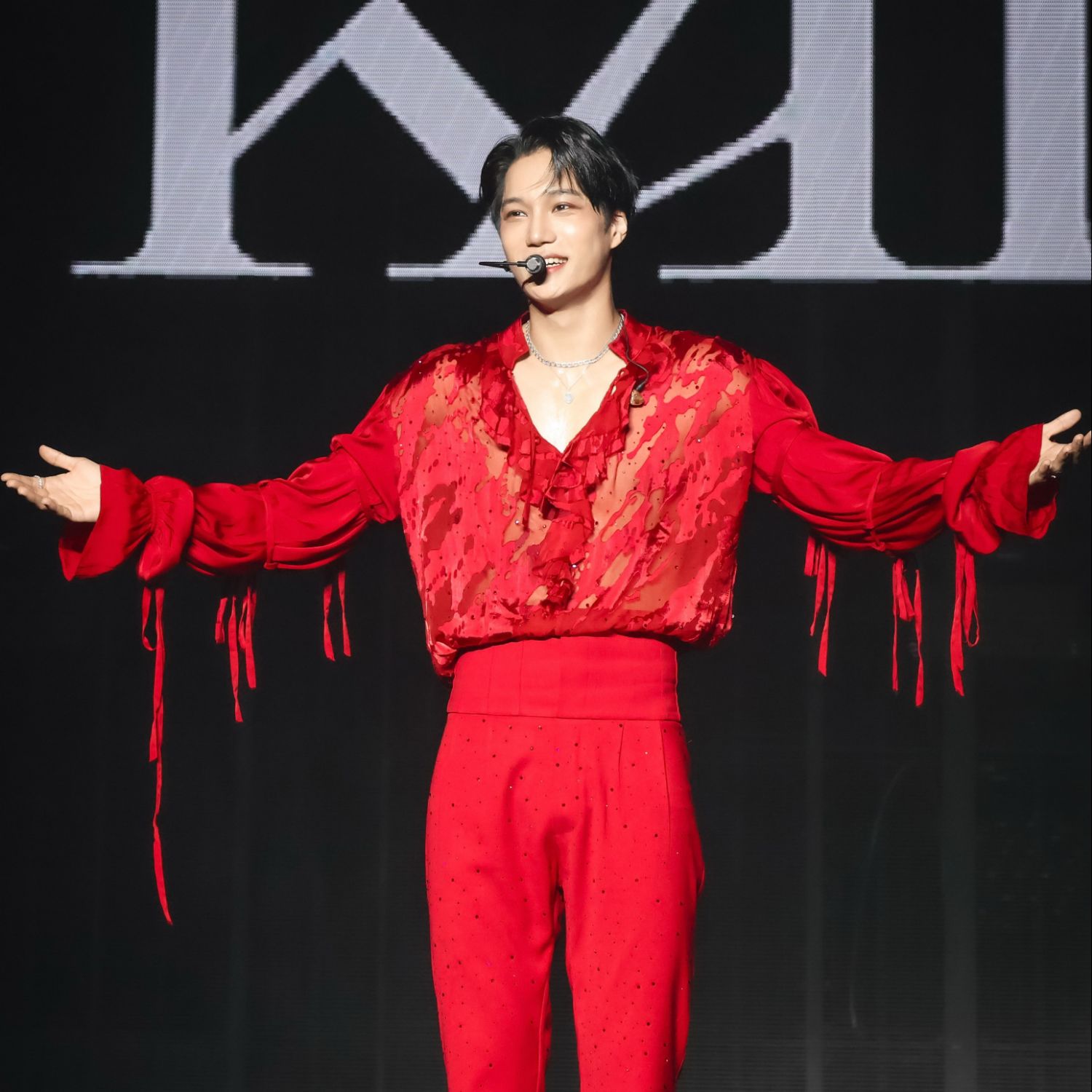 A moment captured by Kai (EXO)'s fan