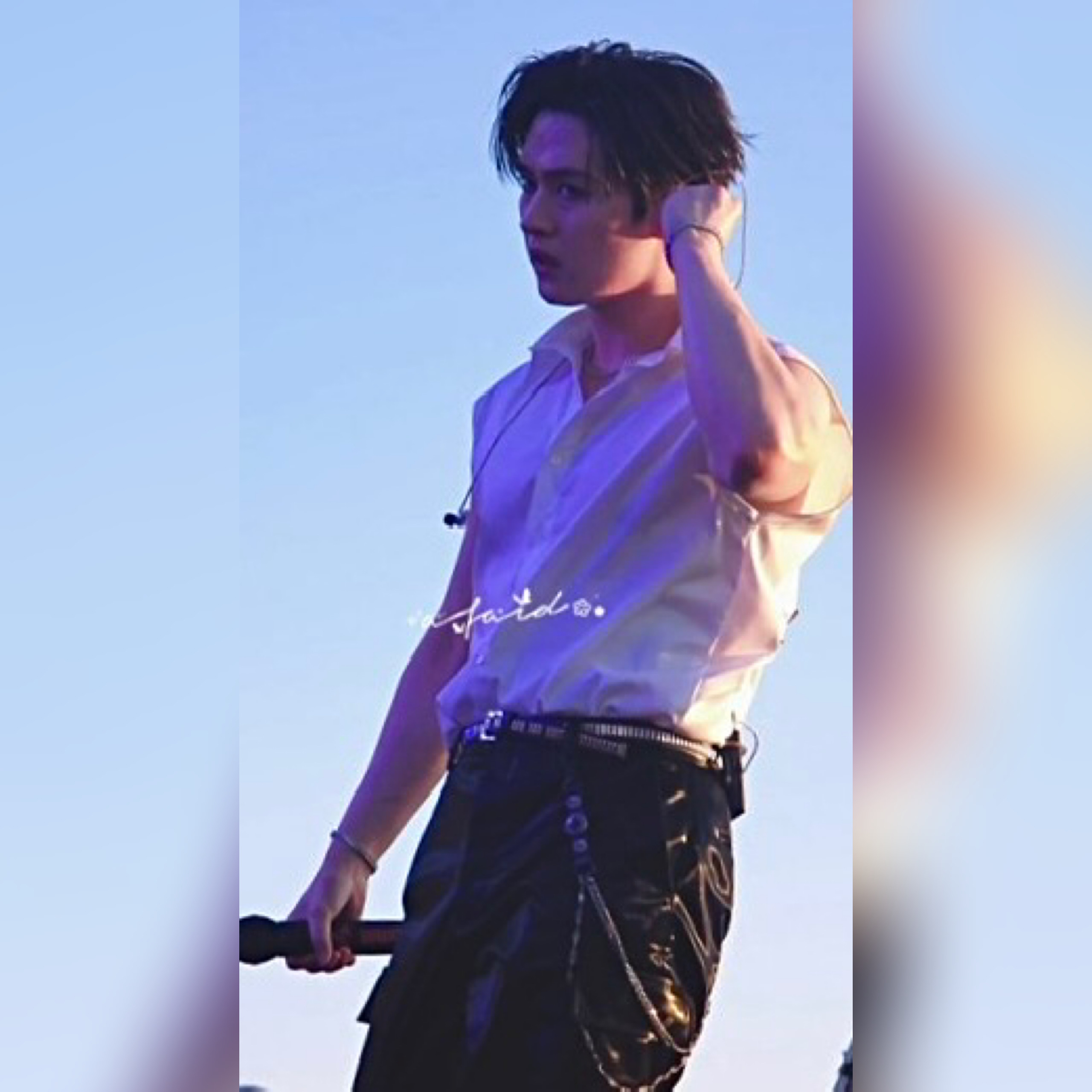 Recent activity shot of Lee Know (Stray Kids)