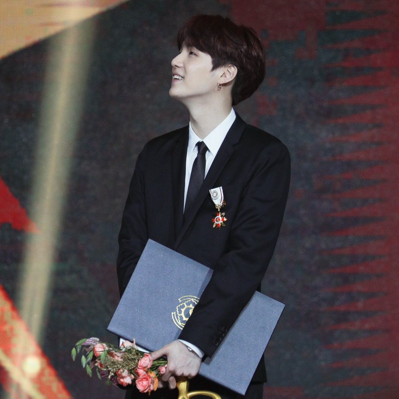 A moment captured by SUGA (BTS)'s fan