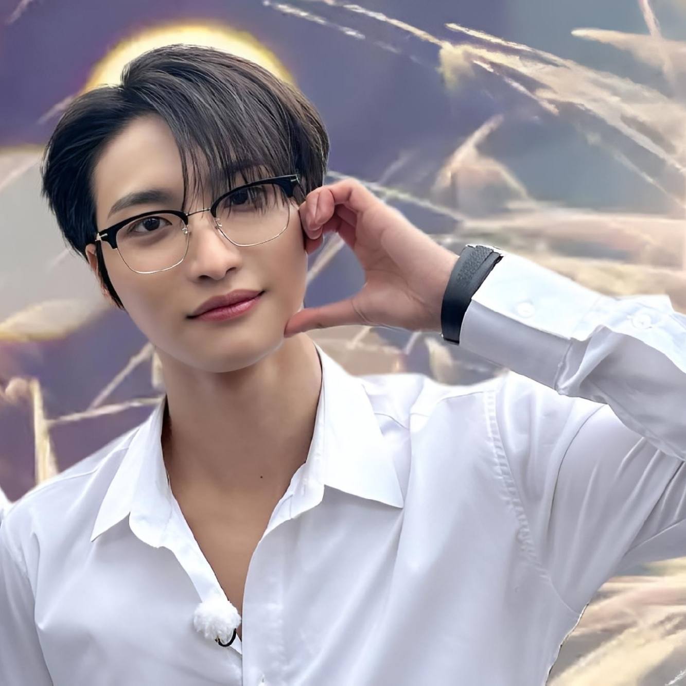 A moment captured by San (ATEEZ)'s fan