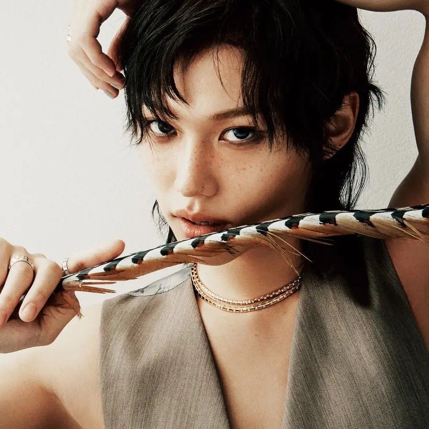 Recent activity shot of Felix (Stray Kids)