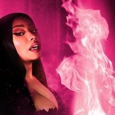 A moment captured by Nicki Minaj's fan