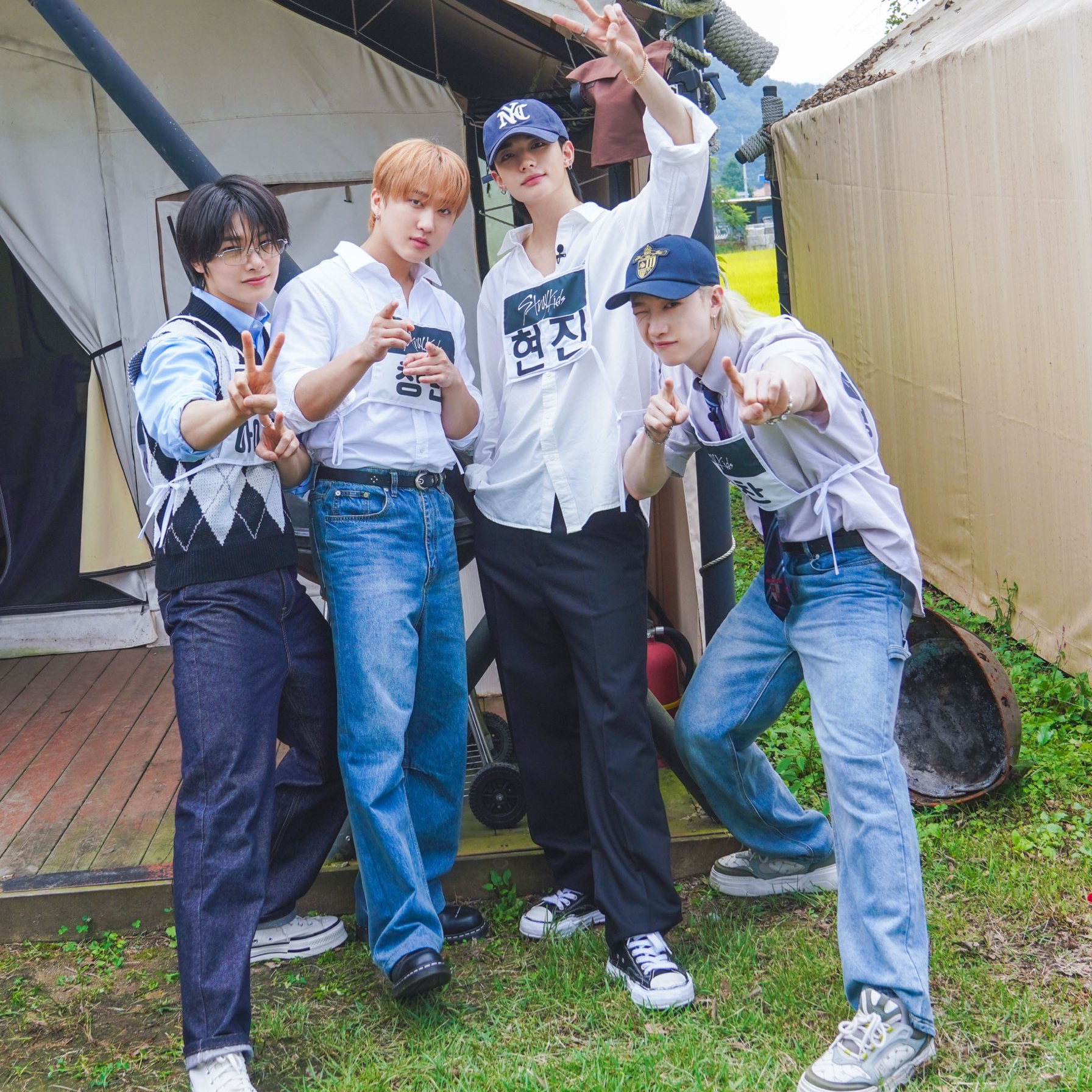 Recent activity shot of Hyunjin (Stray Kids)