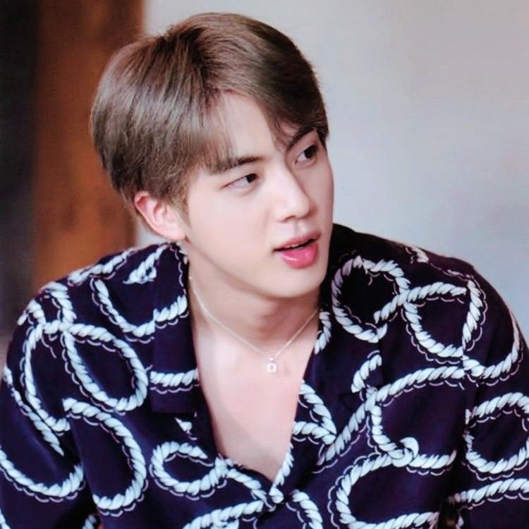 Recent activity shot of Jin (BTS)