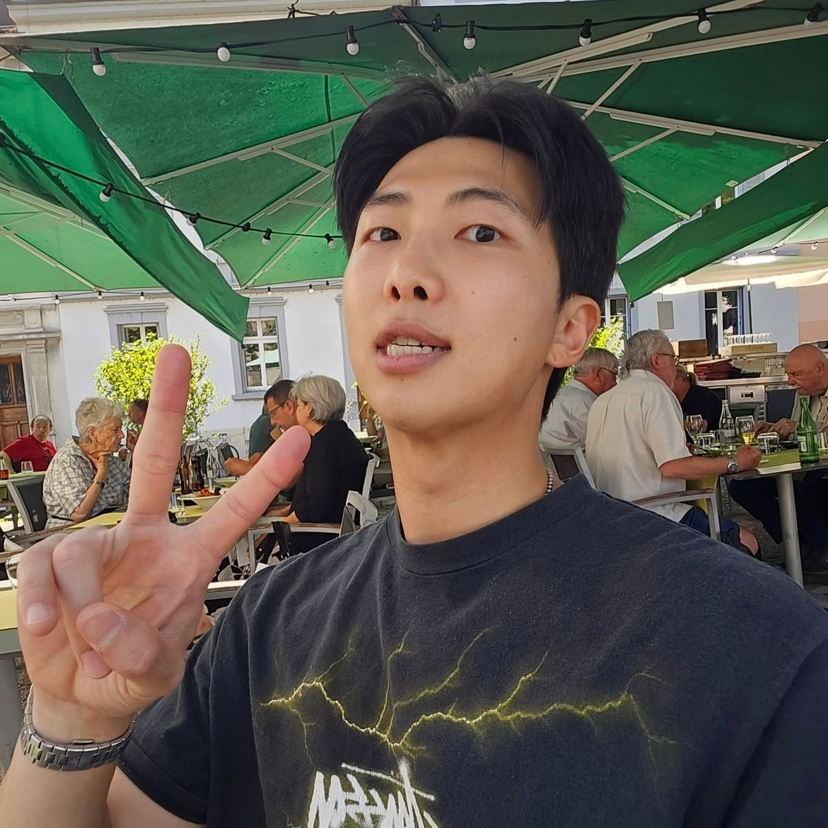 A moment captured by RM (BTS)'s fan