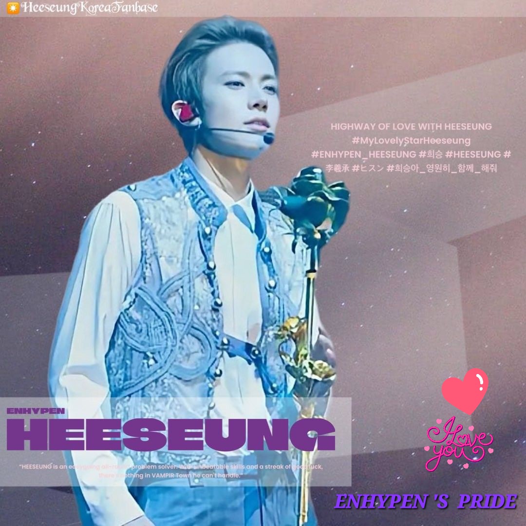 A moment captured by Heeseung (ENHYPEN)'s fan