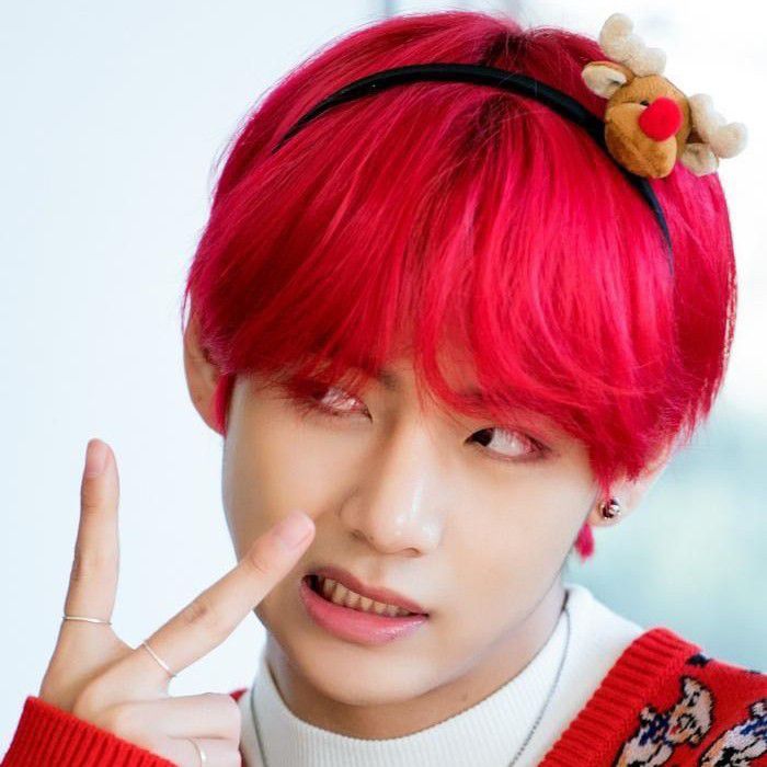Recent activity shot of V (BTS)