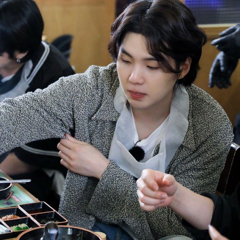 A moment captured by SUGA (BTS)'s fan