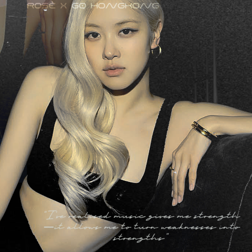 Recent activity shot of ROSÉ (BLACKPINK)