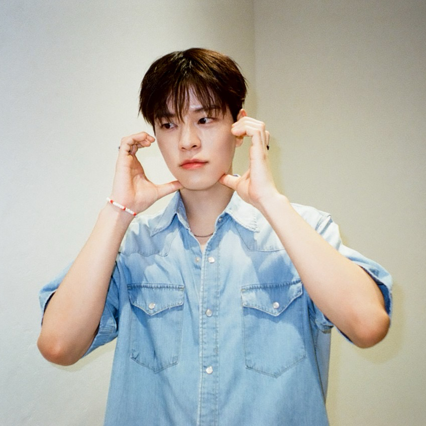 Behind-the-scenes cut of Seungmin (Stray Kids)