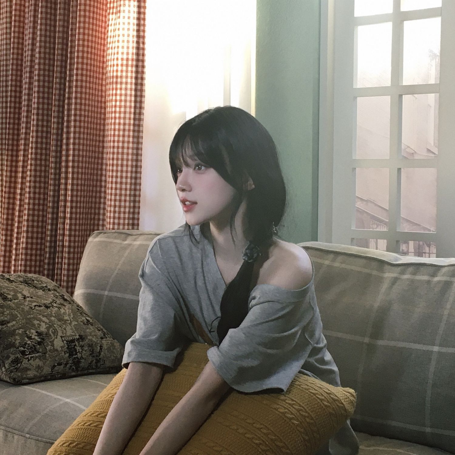 A moment captured by Yuqi (i-dle)'s fan