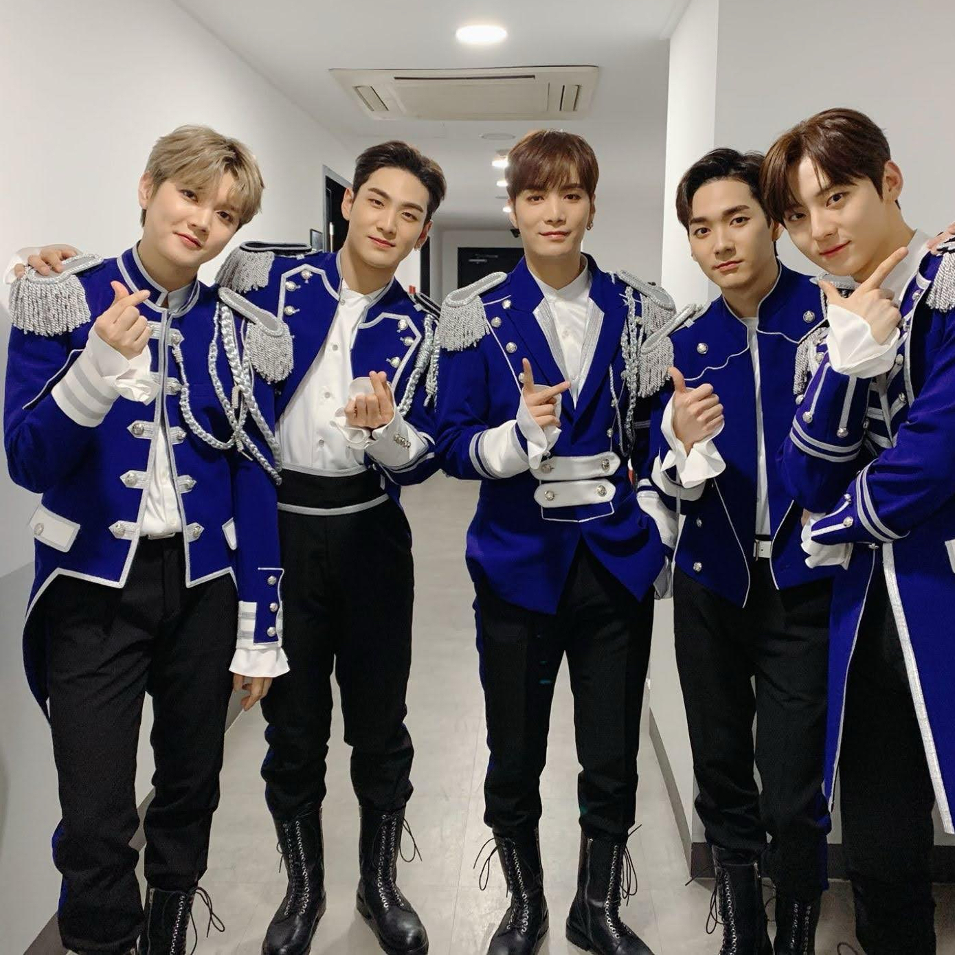 Recent activity shot of NU'EST