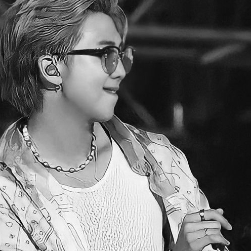 A moment captured by RM (BTS)'s fan