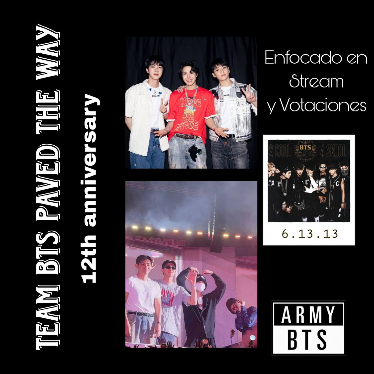 Recent activity shot of BTS