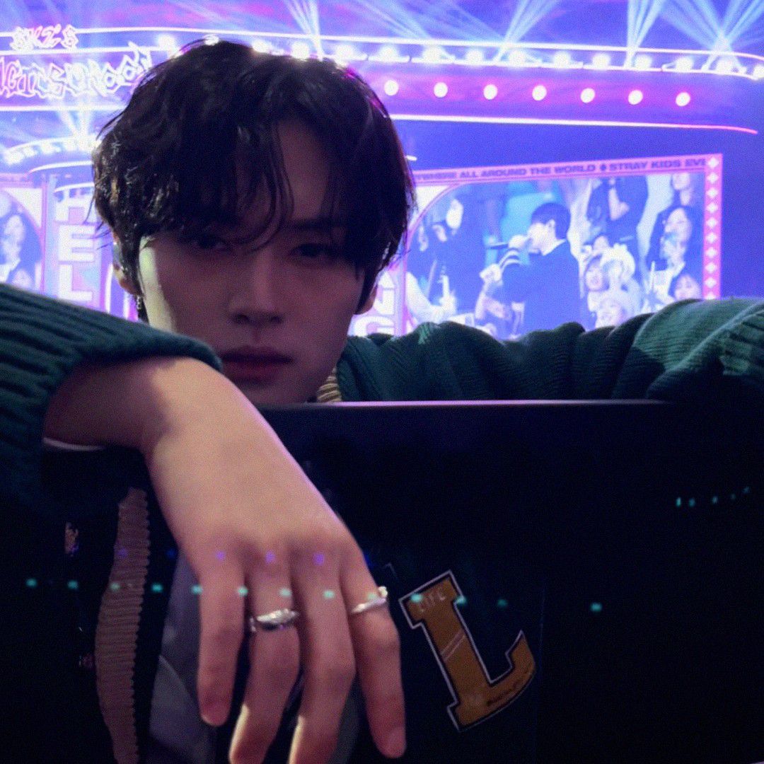 Recent activity shot of Lee Know (Stray Kids)